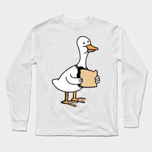 Ducks Eat Bread - Goose - Vintage Long Sleeve T-Shirt